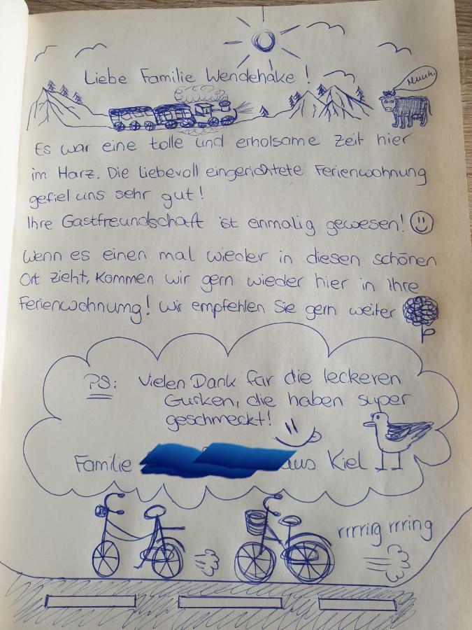 Ferienwohnung Wendehake Quedlinburg Buitenkant foto